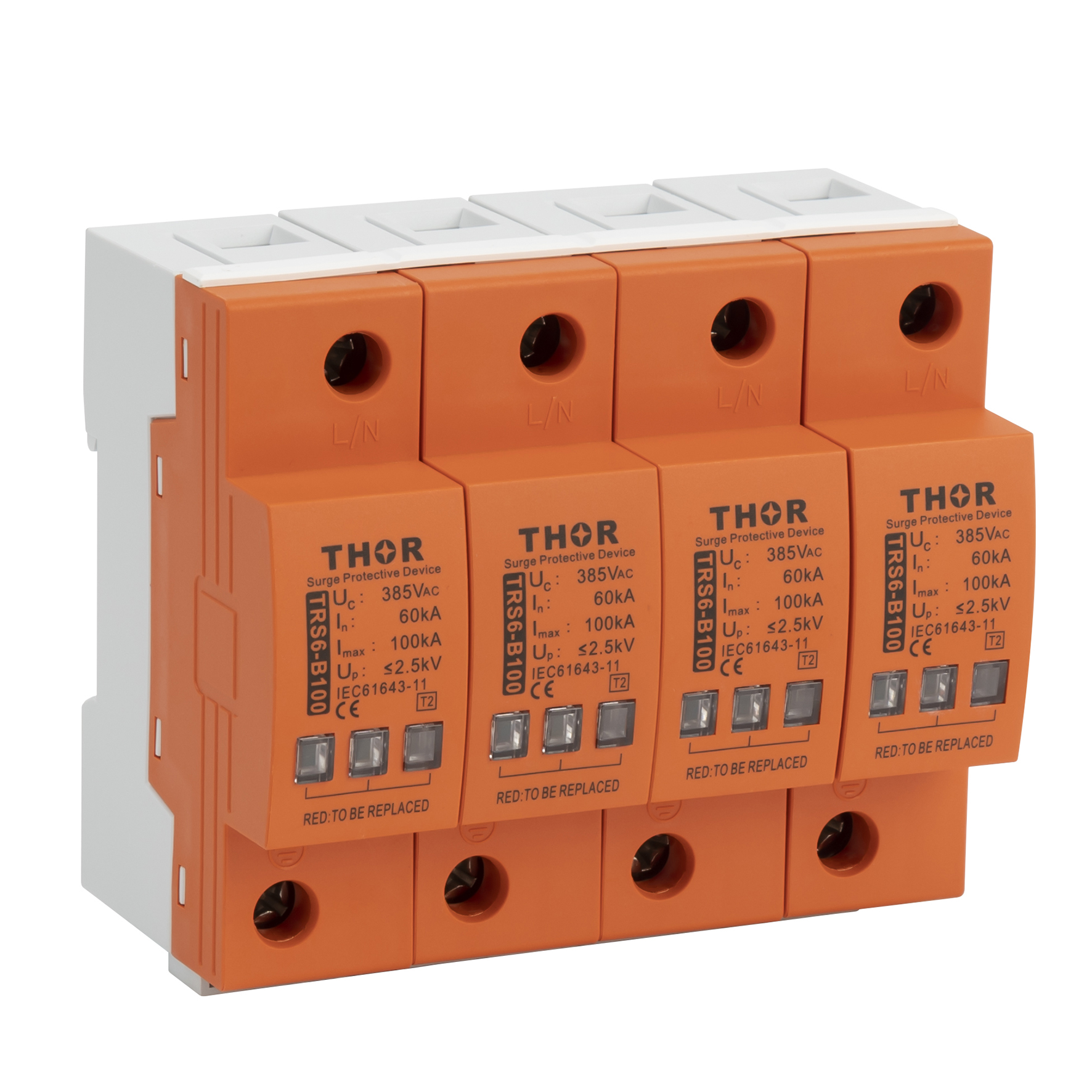 Type 2 AC surge protection device TRS6 series