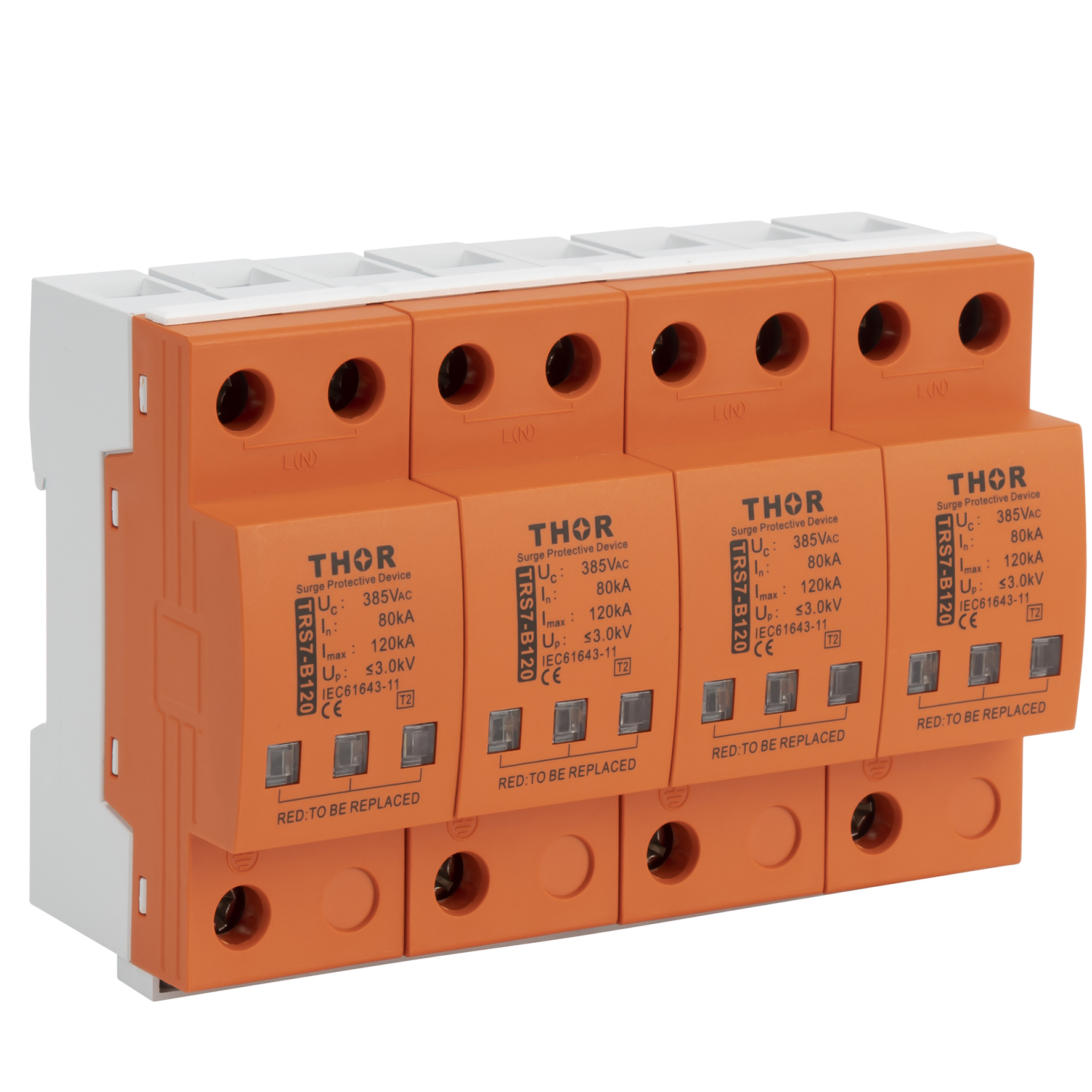 Type 2 AC surge protection device TRS7 series