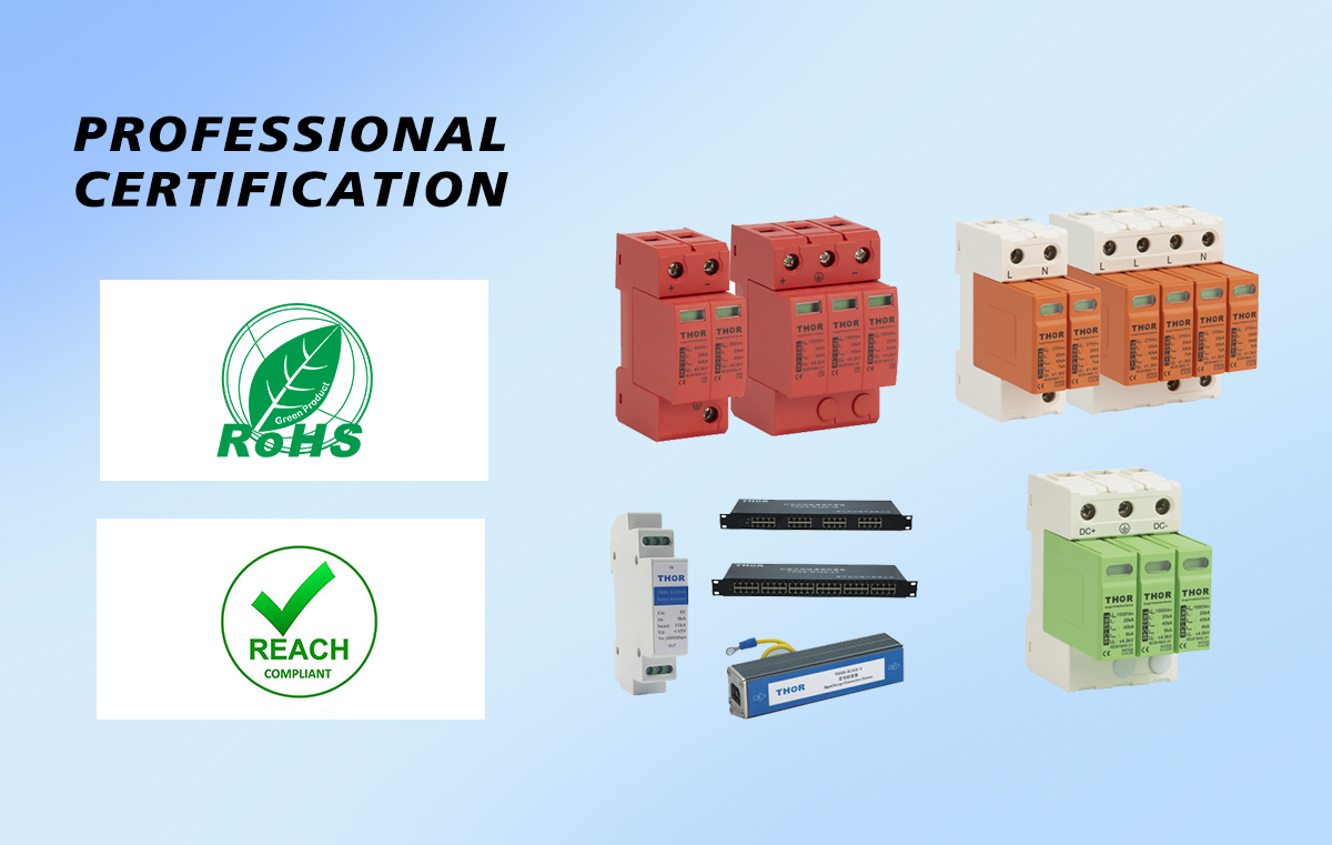 2024 Surge Protector Device ROHS and REACH certification