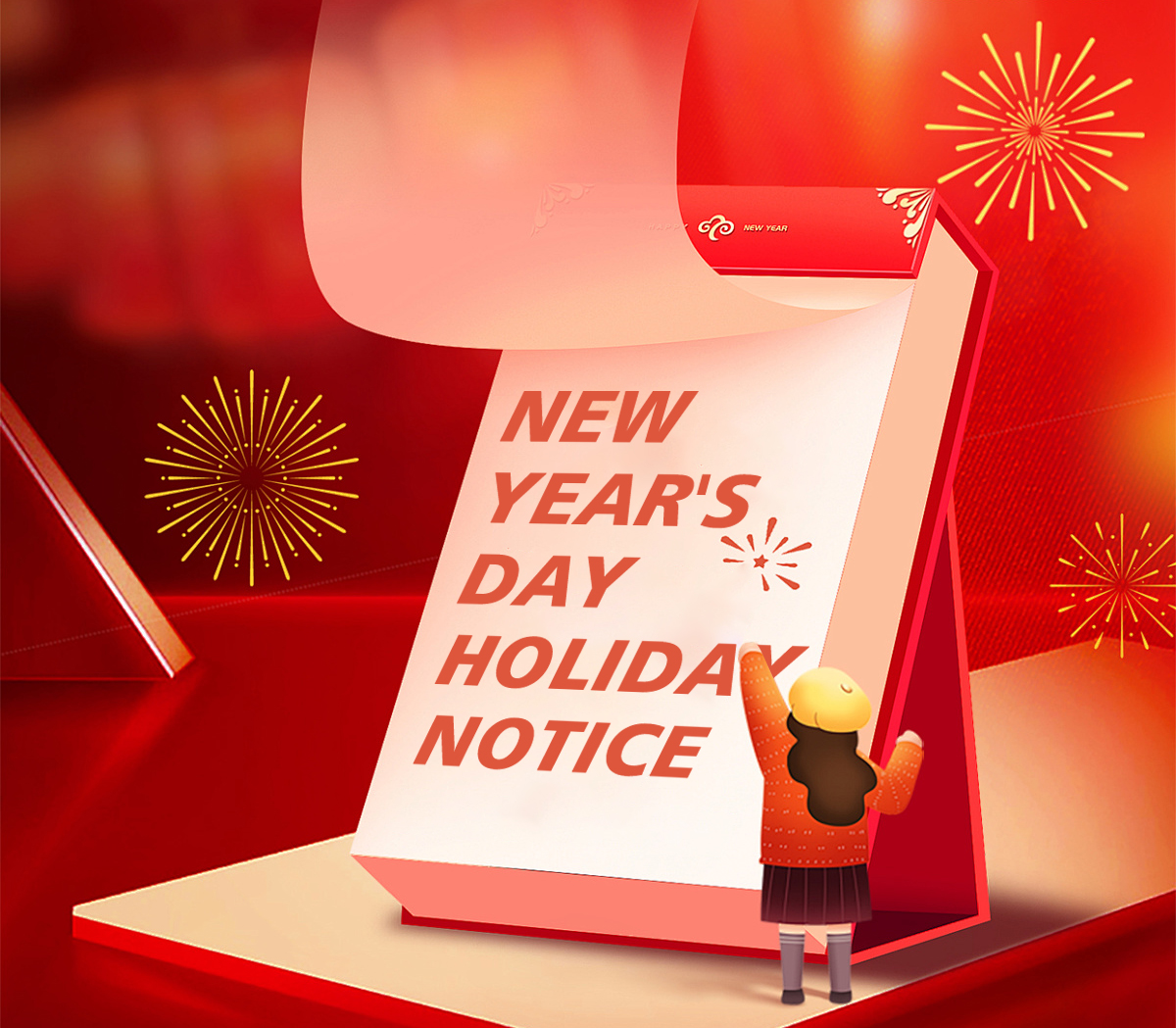 New Year's Day Holiday Notice